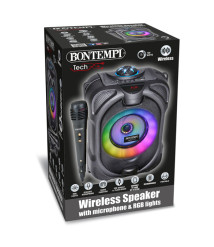 BT Set karaoke cu microfon și lumină, 60496